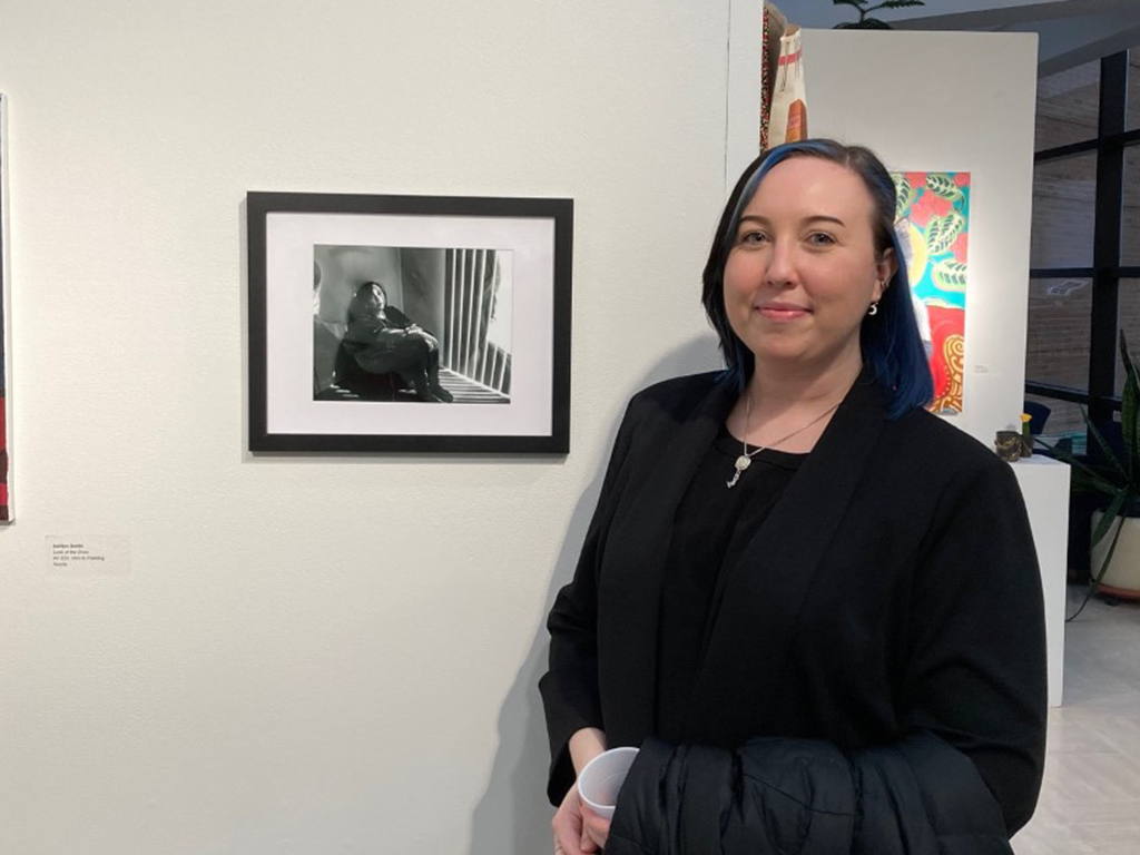 Emily Bess with her winning photo